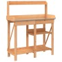 Banco para macetas con estantes madera maciza de abeto marrón de , Soportes para macetas - Ref: Foro24-368432, Precio: 114,95...