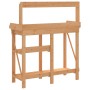 Banco para macetas con estantes madera maciza de abeto marrón de , Soportes para macetas - Ref: Foro24-368432, Precio: 114,95...