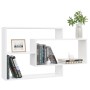 Estantes de pared de madera contrachapada blanco 104x20x58,5 cm de vidaXL, Estantes y estanterías - Ref: Foro24-800324, Preci...