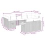 Set de muebles de jardín 9 pzas y cojines ratán sintético gris de , Conjuntos de jardín - Ref: Foro24-3227131, Precio: 549,67...