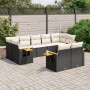 Set de sofás de jardín 8 piezas y cojines ratán sintético negro de , Conjuntos de jardín - Ref: Foro24-3227127, Precio: 524,9...