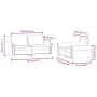Sofa set with cushions 2 pieces red velvet by , Sofas - Ref: Foro24-3202214, Price: 531,14 €, Discount: %
