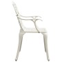 Mesa y sillas de bistró 5 piezas aluminio fundido blanco de , Conjuntos de jardín - Ref: Foro24-3070612, Precio: 744,79 €, De...