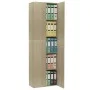 Armario de oficina contrachapado color roble 60x32x190 cm de vidaXL, Armarios archivadores - Ref: Foro24-800300, Precio: 153,...