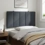 Dark gray velvet padded bed headboard 100 cm by , Headboards and footboards - Ref: Foro24-374656, Price: 34,21 €, Discount: %