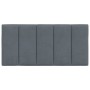 Cabecero de cama acolchado terciopelo gris oscuro 100 cm de , Cabeceros y pies de cama - Ref: Foro24-374656, Precio: 36,30 €,...
