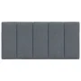 Dark gray velvet padded bed headboard 100 cm by , Headboards and footboards - Ref: Foro24-374656, Price: 34,21 €, Discount: %