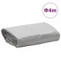 Lona gris Ø 4 m 650 g/m² de , Lonas impermeables - Ref: Foro24-156209, Precio: 65,09 €, Descuento: %
