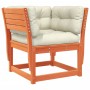 Set muebles jardín 8 pzas con cojines madera pino marrón cera de , Conjuntos de jardín - Ref: Foro24-3216952, Precio: 1,00 €,...
