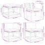 Set muebles jardín 8 pzas con cojines madera pino marrón cera de , Conjuntos de jardín - Ref: Foro24-3216952, Precio: 1,00 €,...