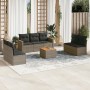 Set de sofás de jardín 8 pzas y cojines ratán sintético gris de , Conjuntos de jardín - Ref: Foro24-3258287, Precio: 438,67 €...