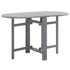 Solid gray acacia wood garden table 120x70x74 cm by vidaXL, Garden tables - Ref: Foro24-46325, Price: 159,10 €, Discount: %