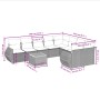 Set de sofás de jardín 10 pzas con cojines ratán sintético gris de , Conjuntos de jardín - Ref: Foro24-3225164, Precio: 600,8...