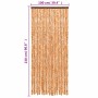 Cortina antimoscas chenilla ocre y blanco 100x230 cm de , Mosquiteras para ventanas - Ref: Foro24-377402, Precio: 67,25 €, De...