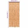 Cortina antimoscas chenilla ocre y blanco 100x230 cm de , Mosquiteras para ventanas - Ref: Foro24-377402, Precio: 65,98 €, De...