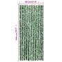 Cortina antimoscas chenilla verde y blanco 90x200 cm de , Mosquiteras para ventanas - Ref: Foro24-377384, Precio: 59,04 €, De...