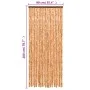 Cortina antimoscas chenilla ocre y blanco 90x200 cm de , Mosquiteras para ventanas - Ref: Foro24-377400, Precio: 64,81 €, Des...