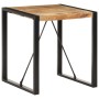 Mesa de comedor madera maciza de mango rugosa 70x70x75 cm en Mesas de comedor | Comprar online en Foru.es
