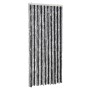 Cortina antimoscas chenilla gris y negro 56x185 cm de , Mosquiteras para ventanas - Ref: Foro24-377325, Precio: 39,03 €, Desc...
