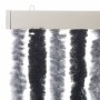 Cortina antimoscas chenilla gris y negro 56x185 cm de , Mosquiteras para ventanas - Ref: Foro24-377325, Precio: 39,03 €, Desc...