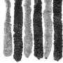 Cortina antimoscas chenilla gris y negro 56x185 cm de , Mosquiteras para ventanas - Ref: Foro24-377325, Precio: 39,03 €, Desc...