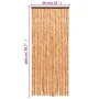 Cortina antimoscas chenilla ocre y blanco 56x200 cm de , Mosquiteras para ventanas - Ref: Foro24-377399, Precio: 37,69 €, Des...