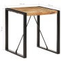 Mesa de comedor madera maciza de mango rugosa 70x70x75 cm en Mesas de comedor | Comprar online en Foru.es