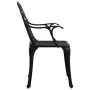 Sillas de jardín 6 unidades aluminio fundido negro de , Conjuntos de jardín - Ref: Foro24-3216320, Precio: 713,63 €, Descuent...