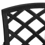Sillas de jardín 6 unidades aluminio fundido negro de , Conjuntos de jardín - Ref: Foro24-3216320, Precio: 713,63 €, Descuent...