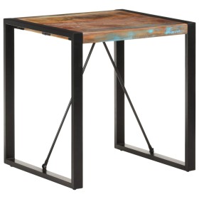 Mesa de comedor de madera maciza reciclada 70x70x75 cm en Mesas de comedor | Comprar online en Foru.es