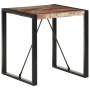Mesa de comedor de madera maciza reciclada 70x70x75 cm en Mesas de comedor | Comprar online en Foru.es