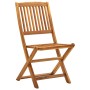 Sillas plegables de jardín 4 unidades madera maciza de acacia de vidaXL, Sillas de jardín - Ref: Foro24-46340, Precio: 194,59...