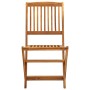 Sillas plegables de jardín 4 unidades madera maciza de acacia de vidaXL, Sillas de jardín - Ref: Foro24-46340, Precio: 194,59...