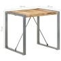 Mesa de comedor madera de mango rugosa 80x80x75 cm en Mesas de comedor | Comprar online en Foru.es