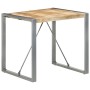 Mesa de comedor madera de mango rugosa 80x80x75 cm en Mesas de comedor | Comprar online en Foru.es