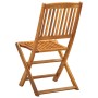 Sillas plegables de jardín 4 unidades madera maciza de acacia de vidaXL, Sillas de jardín - Ref: Foro24-46340, Precio: 194,59...