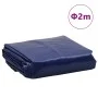 Lona azul Ø 2 m 650 g/m² de , Lonas impermeables - Ref: Foro24-156219, Precio: 26,05 €, Descuento: %