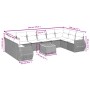 Set de sofás de jardín 11pzas con cojines ratán sintético beige de , Conjuntos de jardín - Ref: Foro24-3225176, Precio: 721,5...