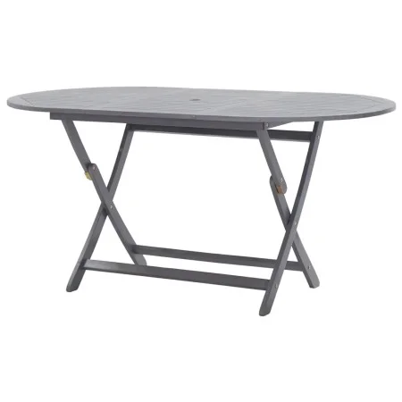 Mesa de jardín plegable madera maciza de acacia 160x85x75 cm de vidaXL, Mesas de jardín - Ref: Foro24-46332, Precio: 162,32 €...