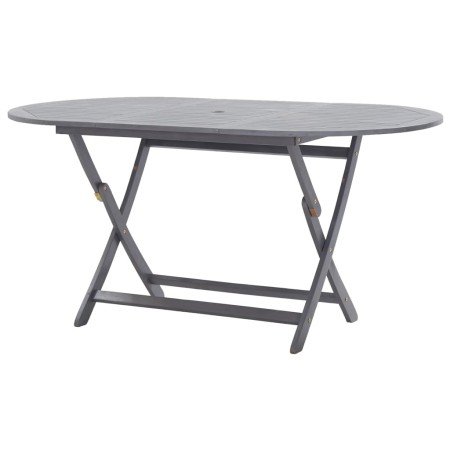 Mesa de jardín plegable madera maciza de acacia 160x85x75 cm de vidaXL, Mesas de jardín - Ref: Foro24-46332, Precio: 189,24 €...
