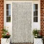Cortina antimoscas chenilla gris claro y gris oscuro 90x200 cm de , Mosquiteras para ventanas - Ref: Foro24-377396, Precio: 5...
