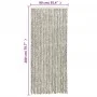Cortina antimoscas chenilla gris claro y gris oscuro 90x200 cm de , Mosquiteras para ventanas - Ref: Foro24-377396, Precio: 5...