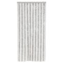 Cortina antimoscas chenilla gris claro y blanco 90x220 cm de , Mosquiteras para ventanas - Ref: Foro24-377314, Precio: 62,09 ...
