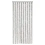 Cortina antimoscas chenilla gris claro y blanco 90x220 cm de , Mosquiteras para ventanas - Ref: Foro24-377314, Precio: 60,96 ...