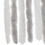 Cortina antimoscas chenilla gris claro y blanco 90x220 cm de , Mosquiteras para ventanas - Ref: Foro24-377314, Precio: 62,09 ...