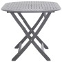Mesa de jardín plegable madera maciza de acacia 160x85x75 cm de vidaXL, Mesas de jardín - Ref: Foro24-46332, Precio: 189,24 €...
