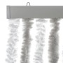 Cortina antimoscas chenilla gris claro y blanco 90x220 cm de , Mosquiteras para ventanas - Ref: Foro24-377314, Precio: 62,09 ...