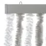 Cortina antimoscas chenilla gris claro y blanco 90x220 cm de , Mosquiteras para ventanas - Ref: Foro24-377314, Precio: 60,96 ...