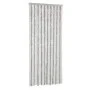 Cortina antimoscas chenilla gris claro y blanco 100x220 cm de , Mosquiteras para ventanas - Ref: Foro24-377316, Precio: 67,99...