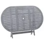 Mesa de jardín plegable madera maciza de acacia 160x85x75 cm de vidaXL, Mesas de jardín - Ref: Foro24-46332, Precio: 162,32 €...